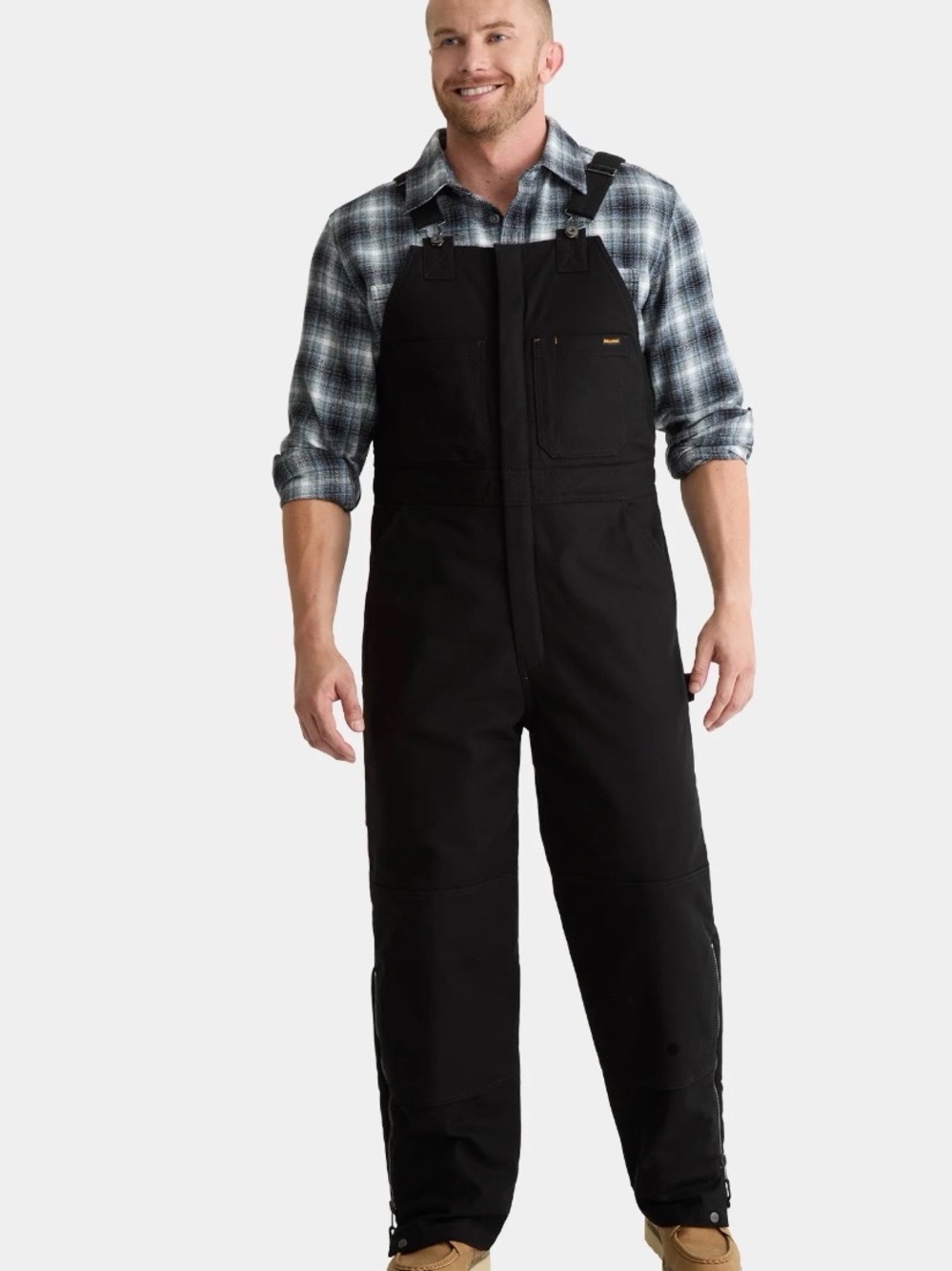 Brahma mans black insulated work Bib Overalls size medium